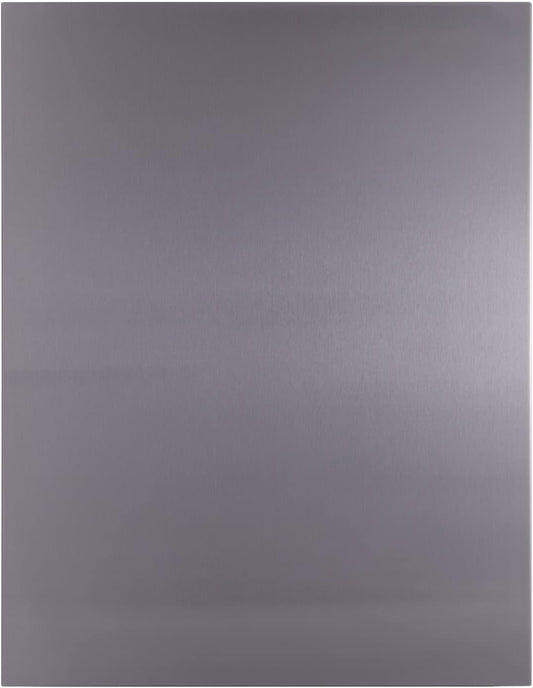 Stainless Steel Backsplash, 36" X 30" with Hemmed Edges