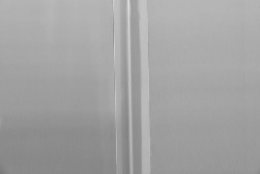 Metal Wall Panels, Set of 3 - High Quality Stainless Steel Sheet with Seams & End Caps 48” x 84”
